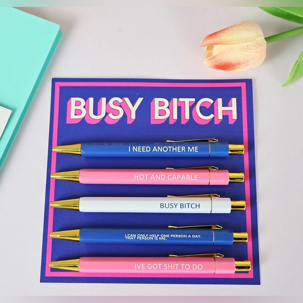 Colorful Motivational Pen Set